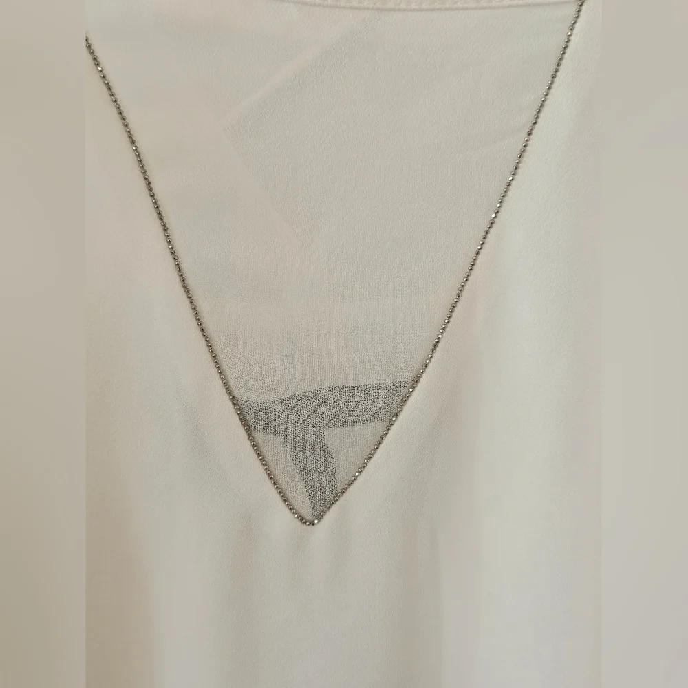 White House Black Market White Camisole Top Extra Small